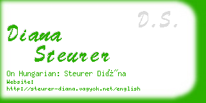 diana steurer business card